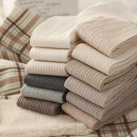 Cable Knit Tights (13 Colors)