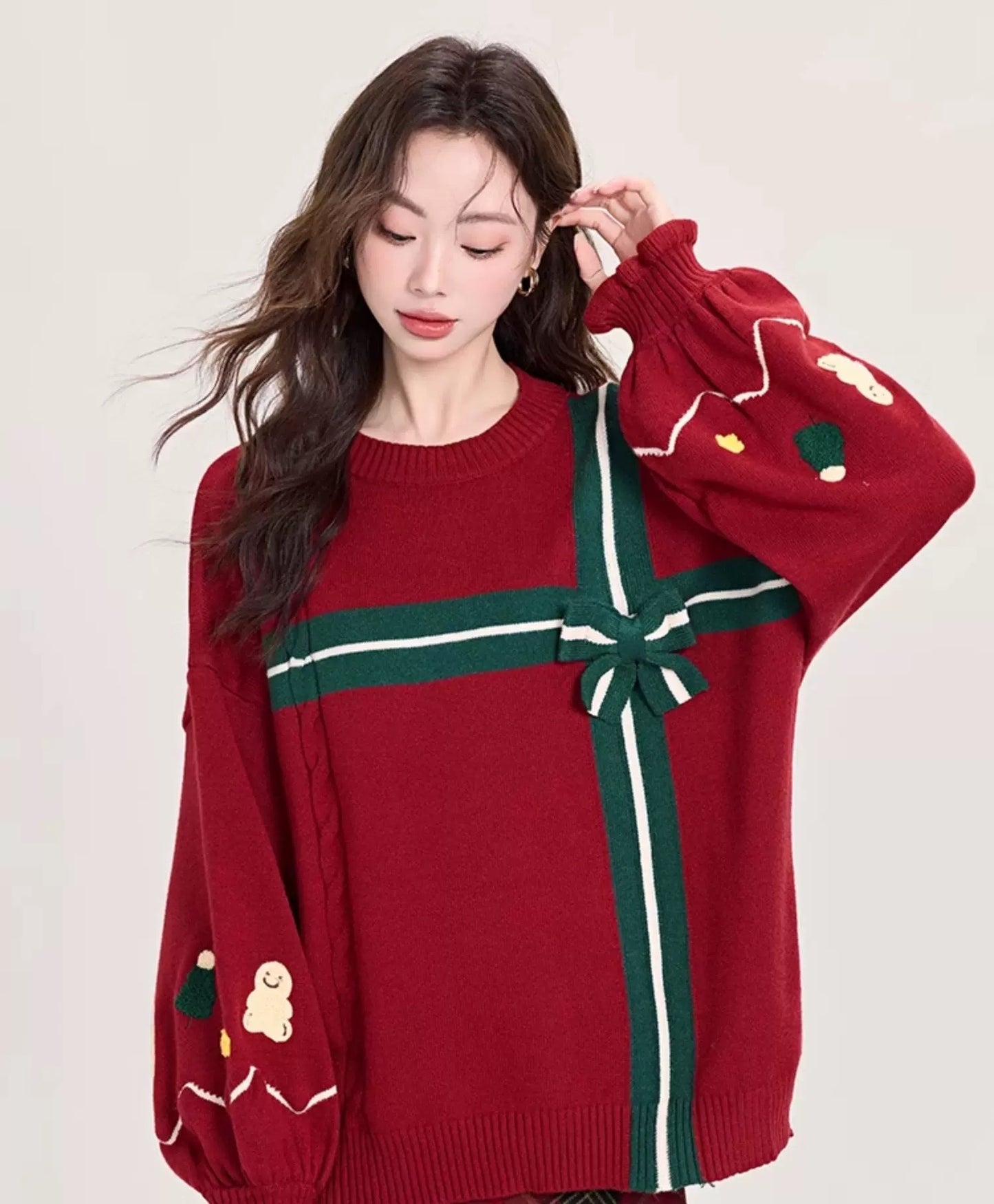 Christmas Gift Sweater (Red)