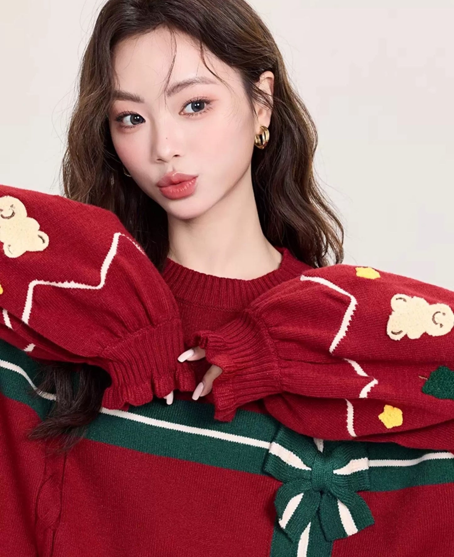 Christmas Gift Sweater (Red)