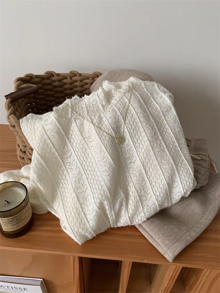 Lace & Vines Layering Shirt (4 Colors)