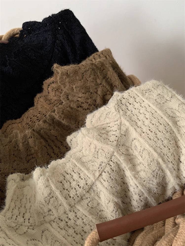 Lace & Vines Layering Shirt (4 Colors)