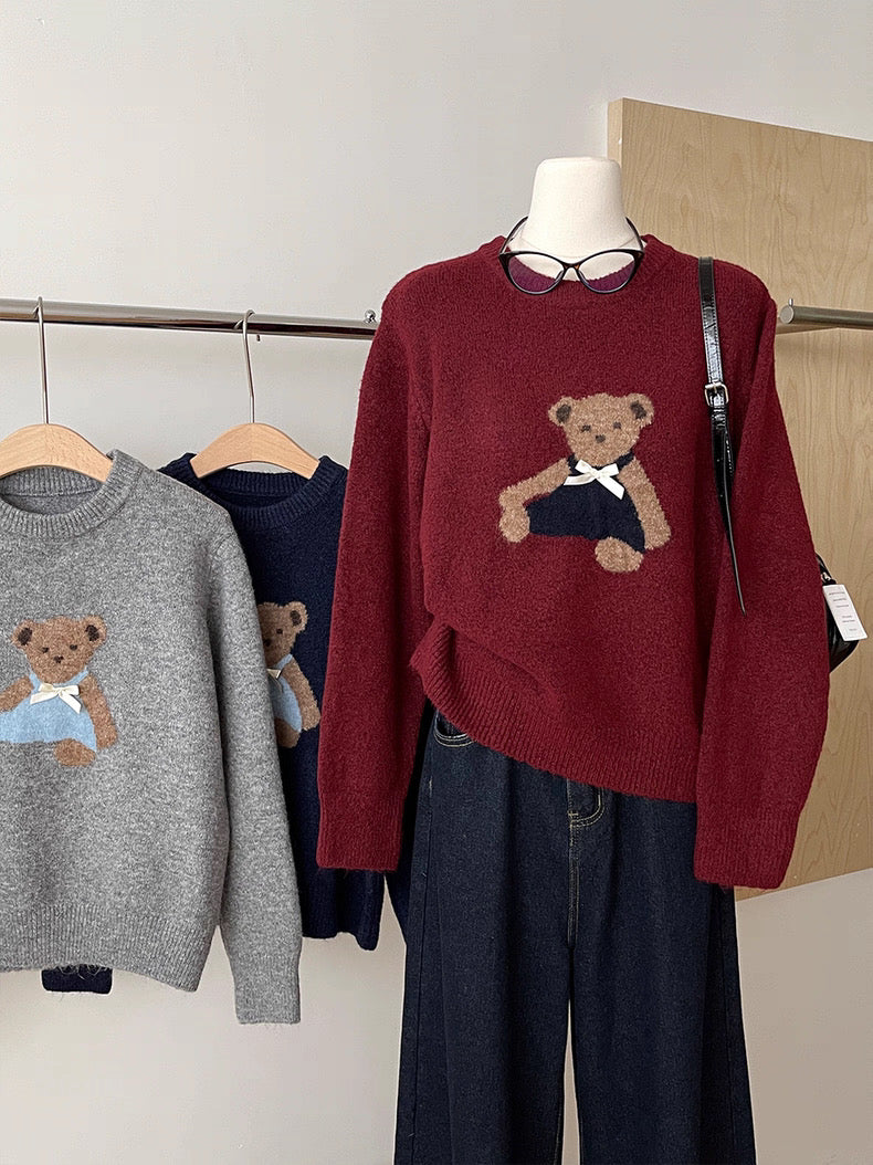 Teddy Bear Sweater (4 Colors)