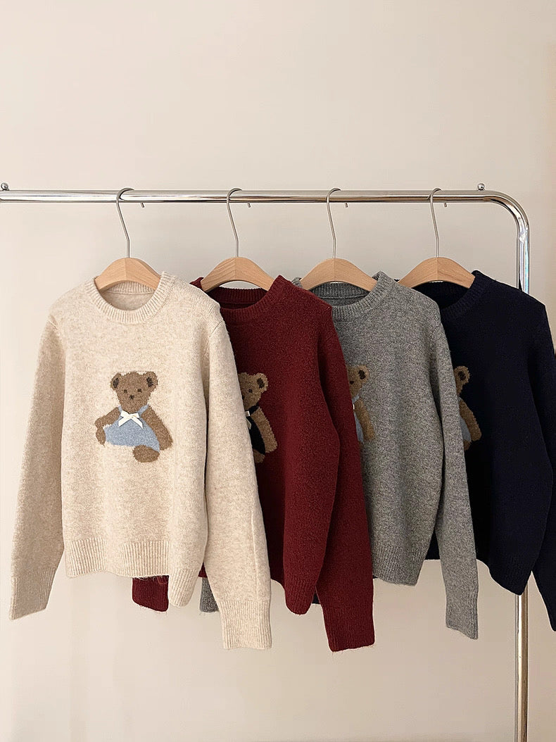 Teddy Bear Sweater (4 Colors)
