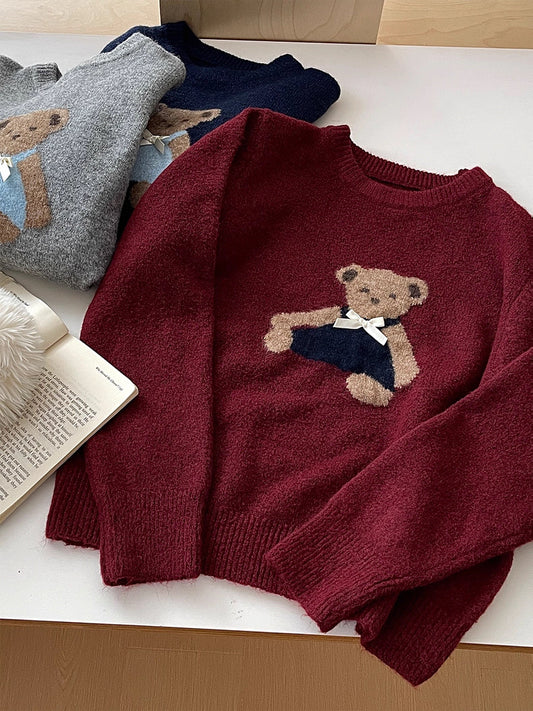Teddy Bear Sweater (4 Colors)