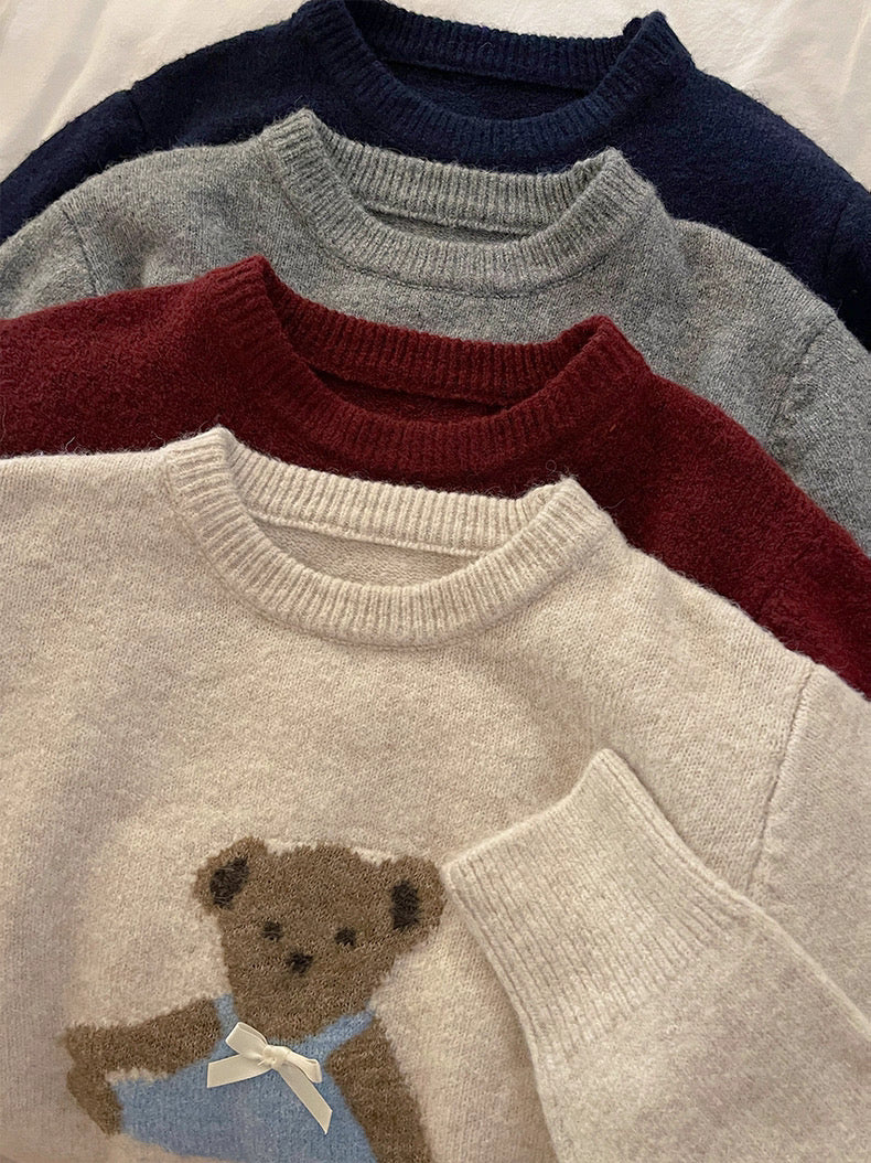 Teddy Bear Sweater (4 Colors)