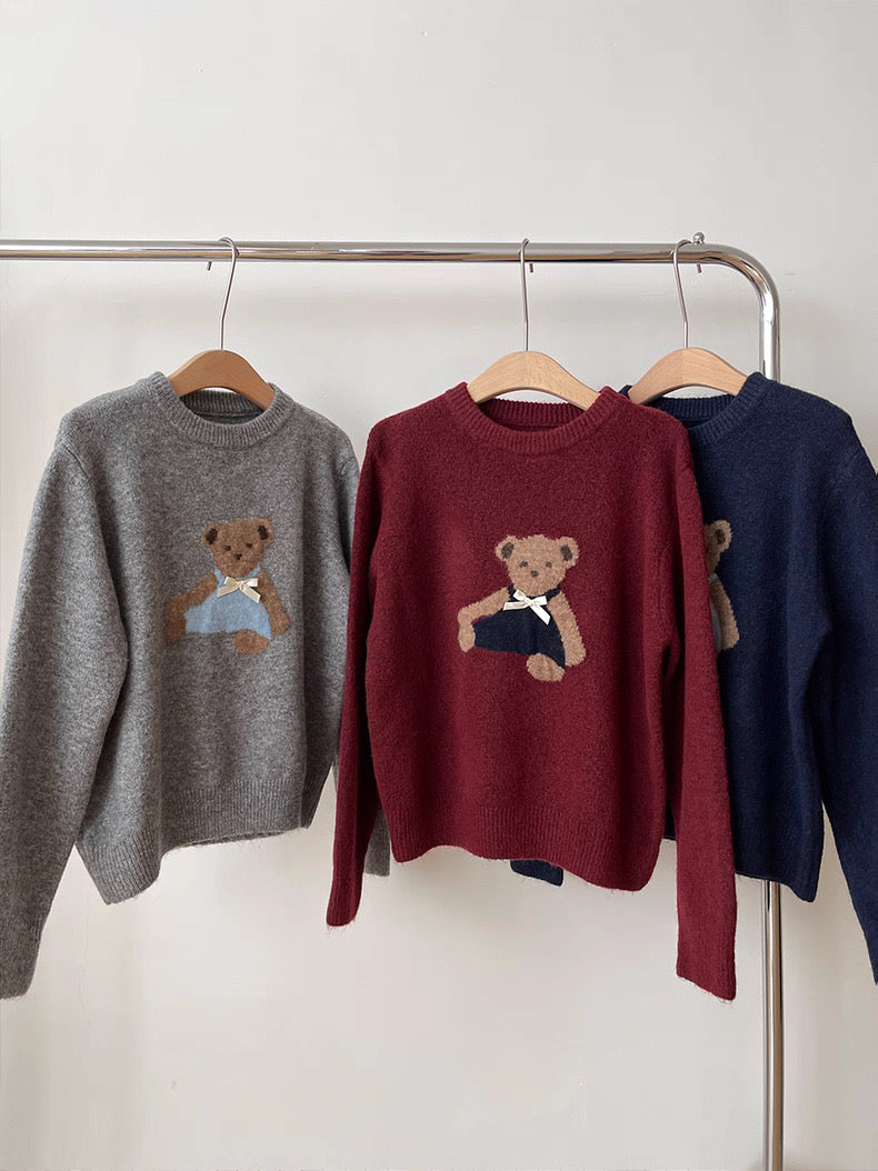 Teddy Bear Sweater (4 Colors)