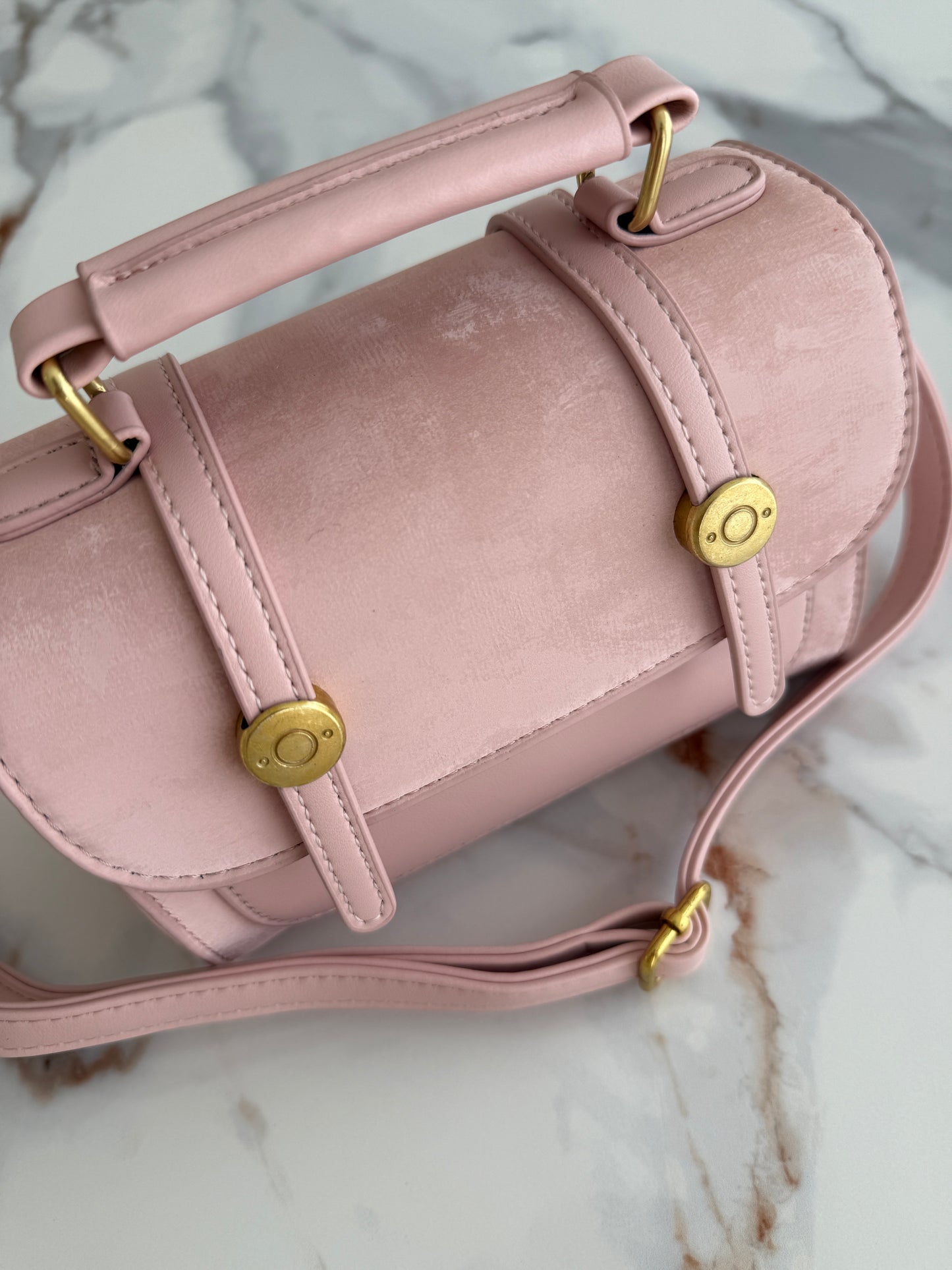 Suede Satchel Bag (4 Colors)