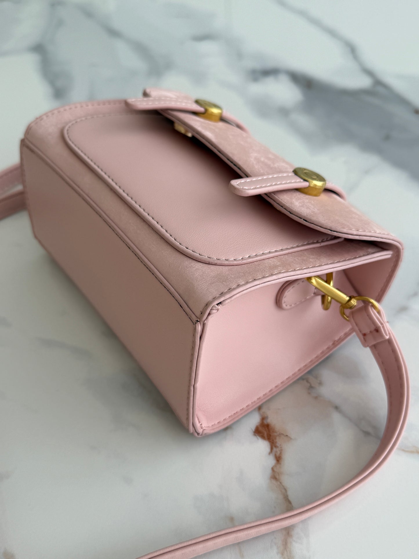 Suede Satchel Bag (4 Colors)