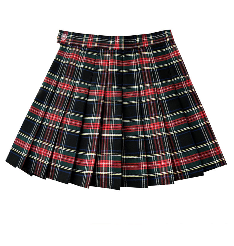 Holiday Plaid Tennis Skirt (2 Colors)