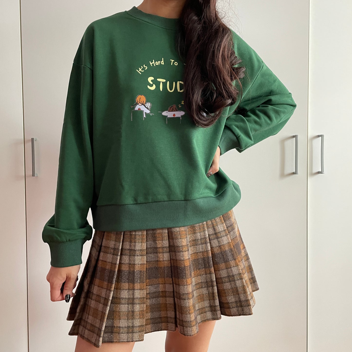 Study Hard Sweatshirt (Green)