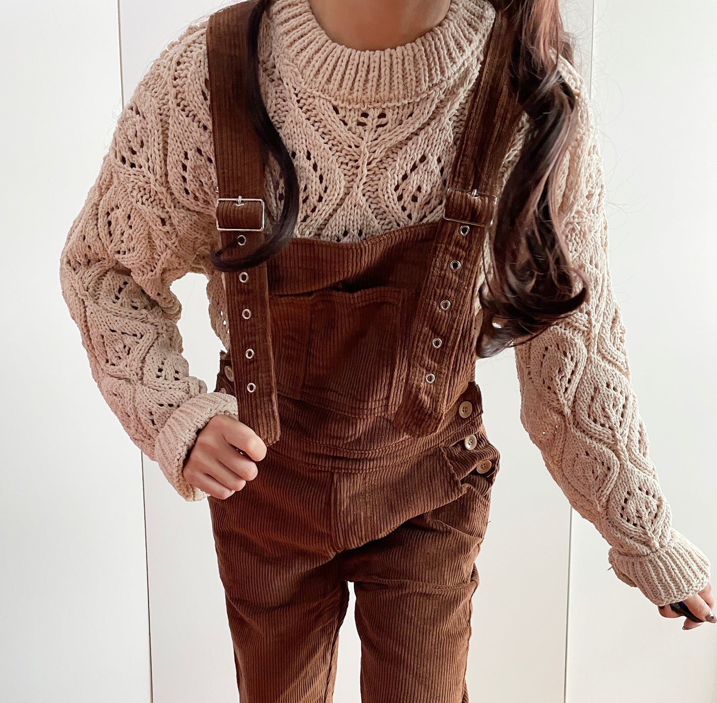 Paddington Corduroy Overalls (Mocha Brown)