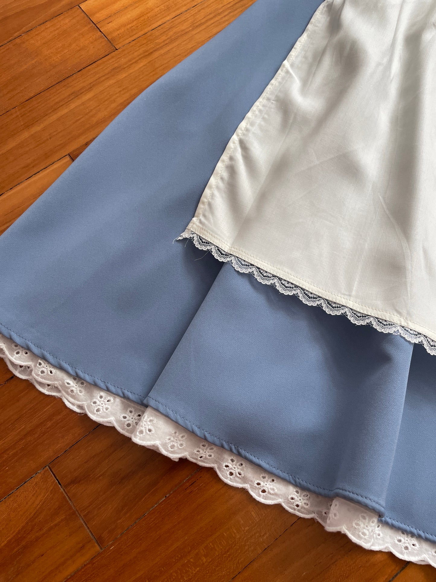 La Belle Enfant Dress (Blue/White)