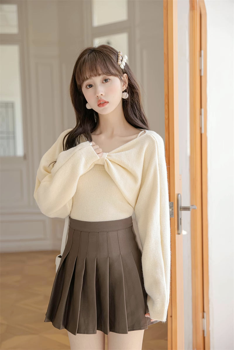 Bow Front Sweater (8 Colors)