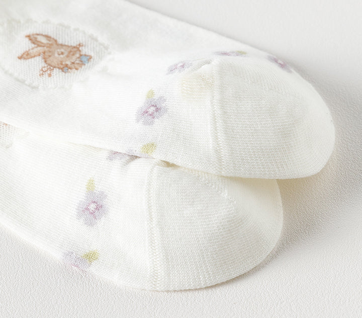 Spring Peter Rabbit Ankle Socks Set (Purple)