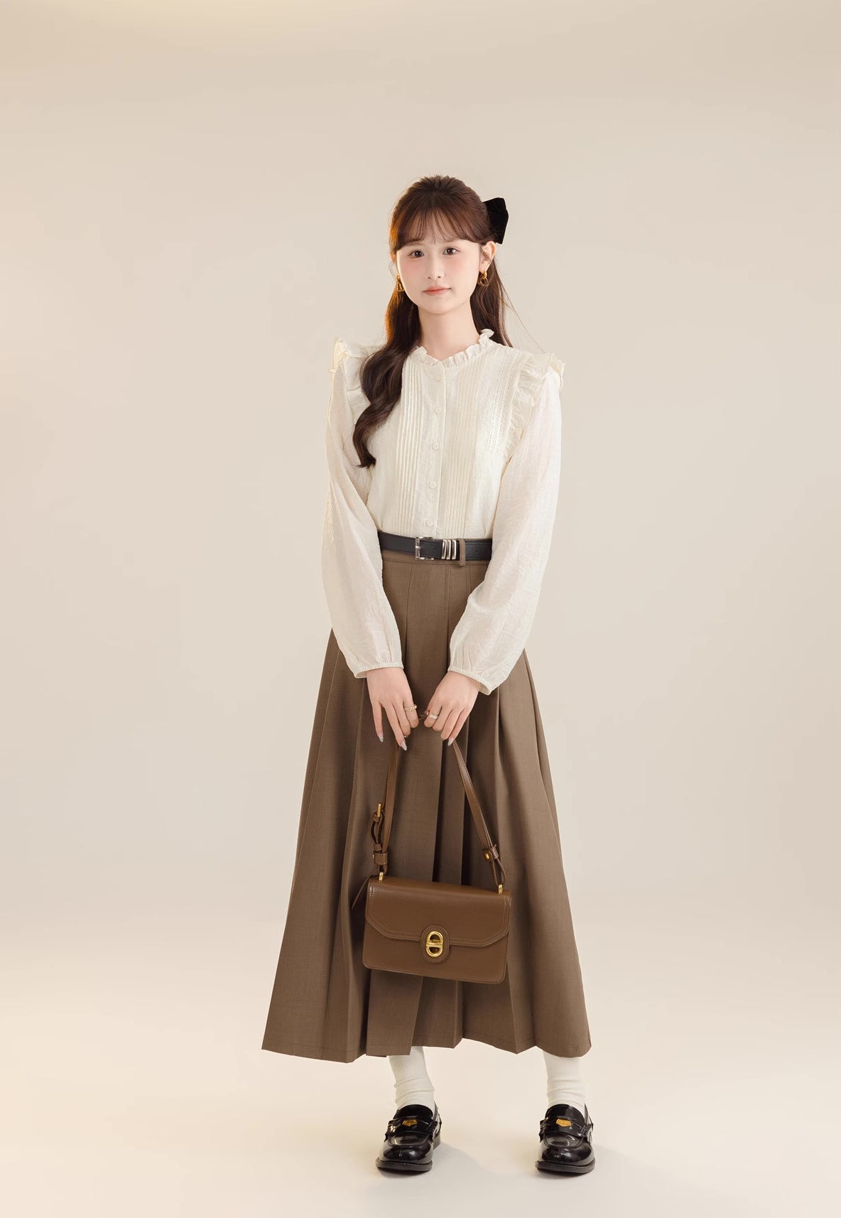 Pleated Midi Tennis Skirt (3 Colors)