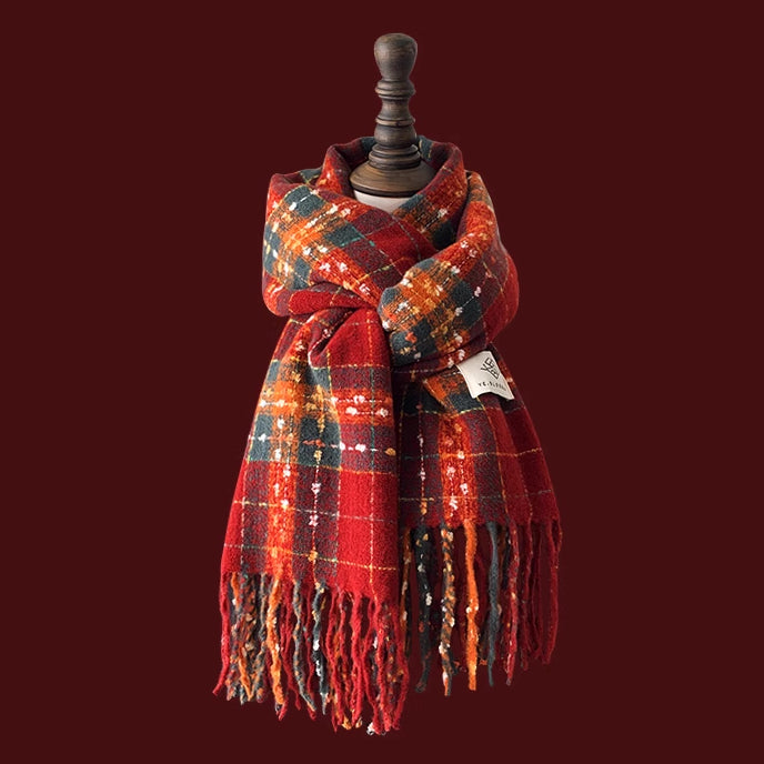 Red Plaid Scarf Series (Assorted)