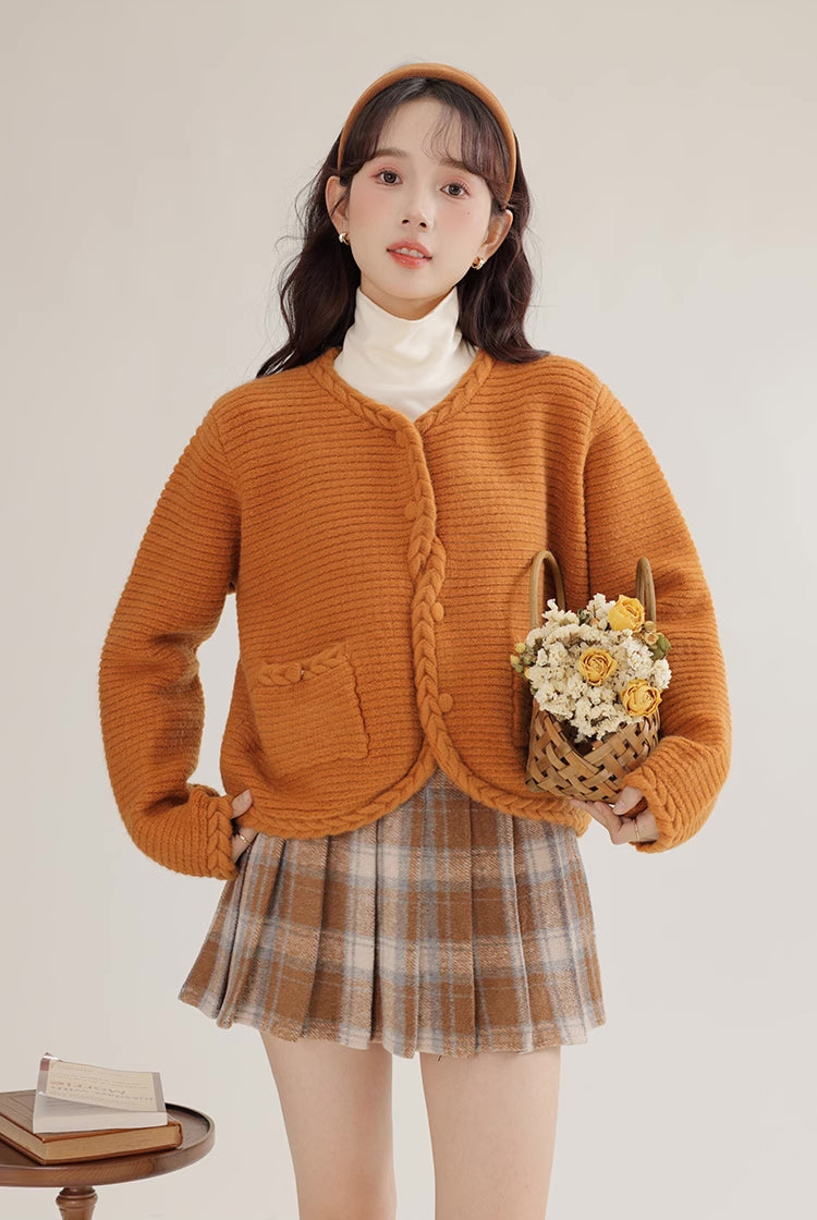 Toasted Plaid Pleated Tennis Skirt (3 Colors)