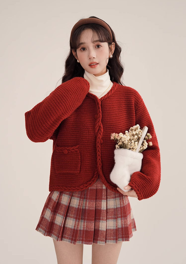 Toasted Plaid Pleated Tennis Skirt (3 Colors)