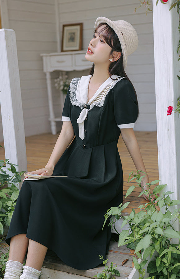 Beth Sailor Midi Dress (2 Colors)