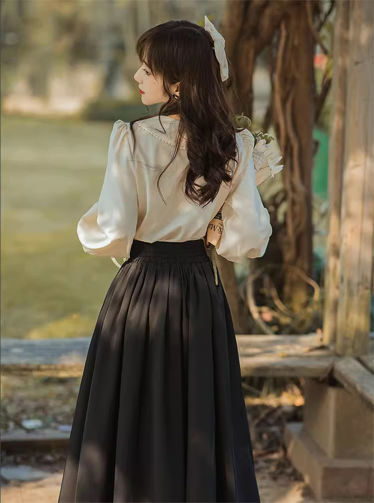 Evergarden Blouse & Skirt Set (5 Colors)