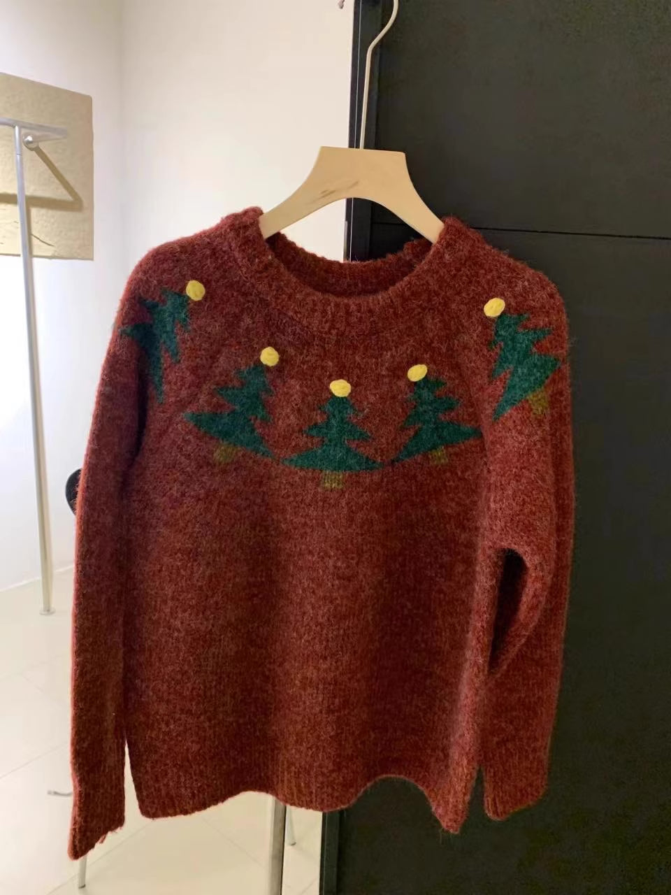 Christmas Tree Fair Isle Sweater (2 Colors)