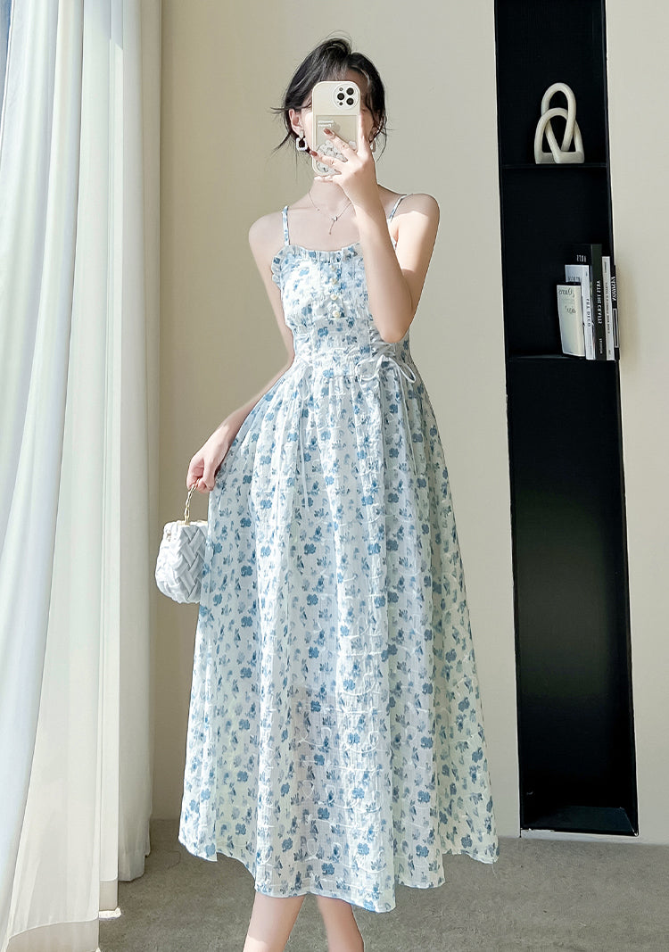 May Flowers Lace Up Cami Dress (3 Colors)