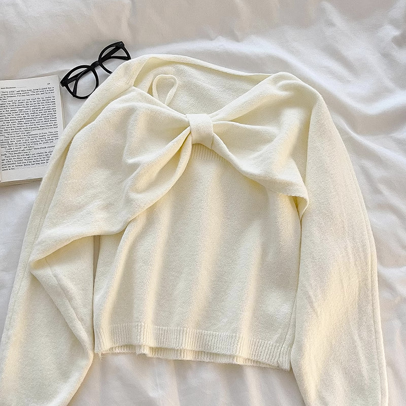 Bow Front Sweater (8 Colors)