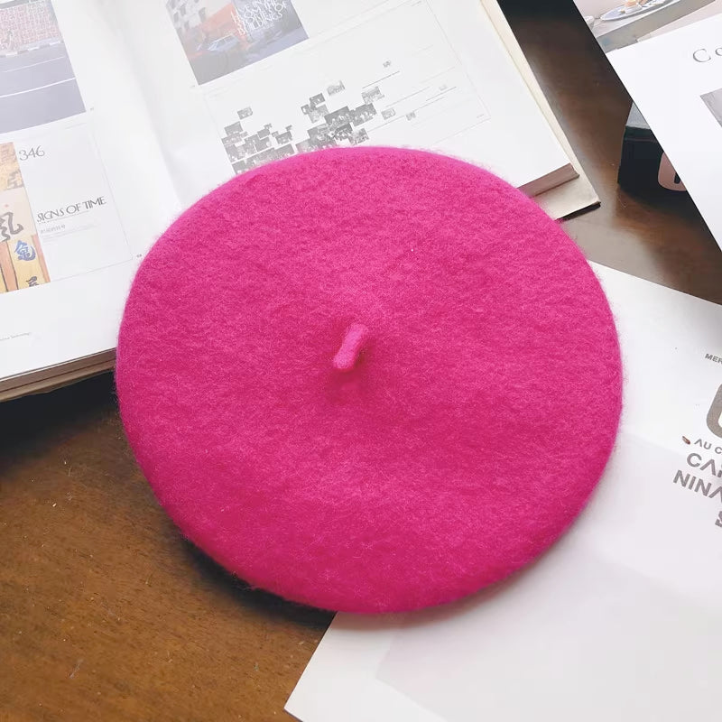 Basic Wool Beret (31 Colors)