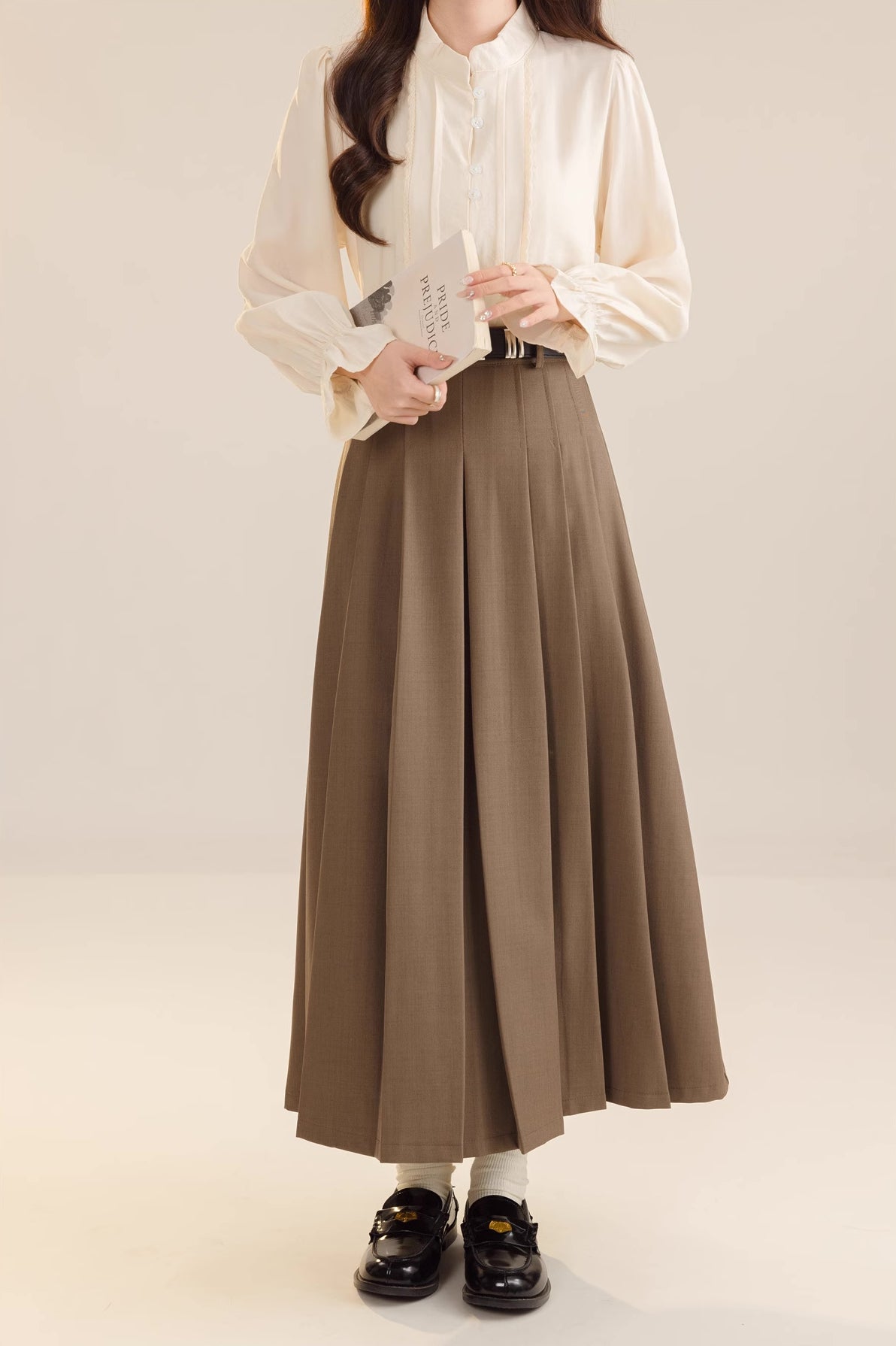 Pleated Midi Tennis Skirt (3 Colors)