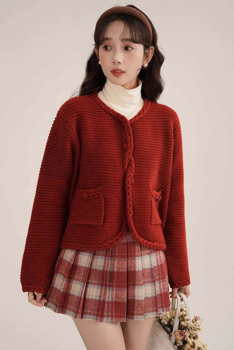 Toasted Plaid Pleated Tennis Skirt (3 Colors)