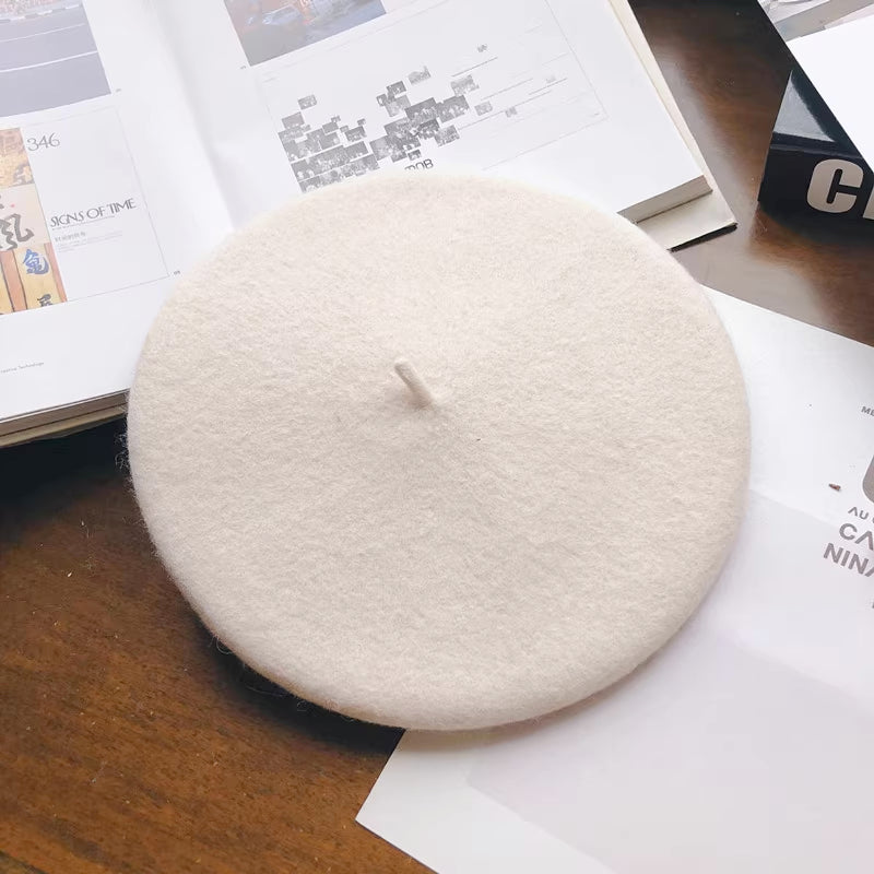 Basic Wool Beret (31 Colors)