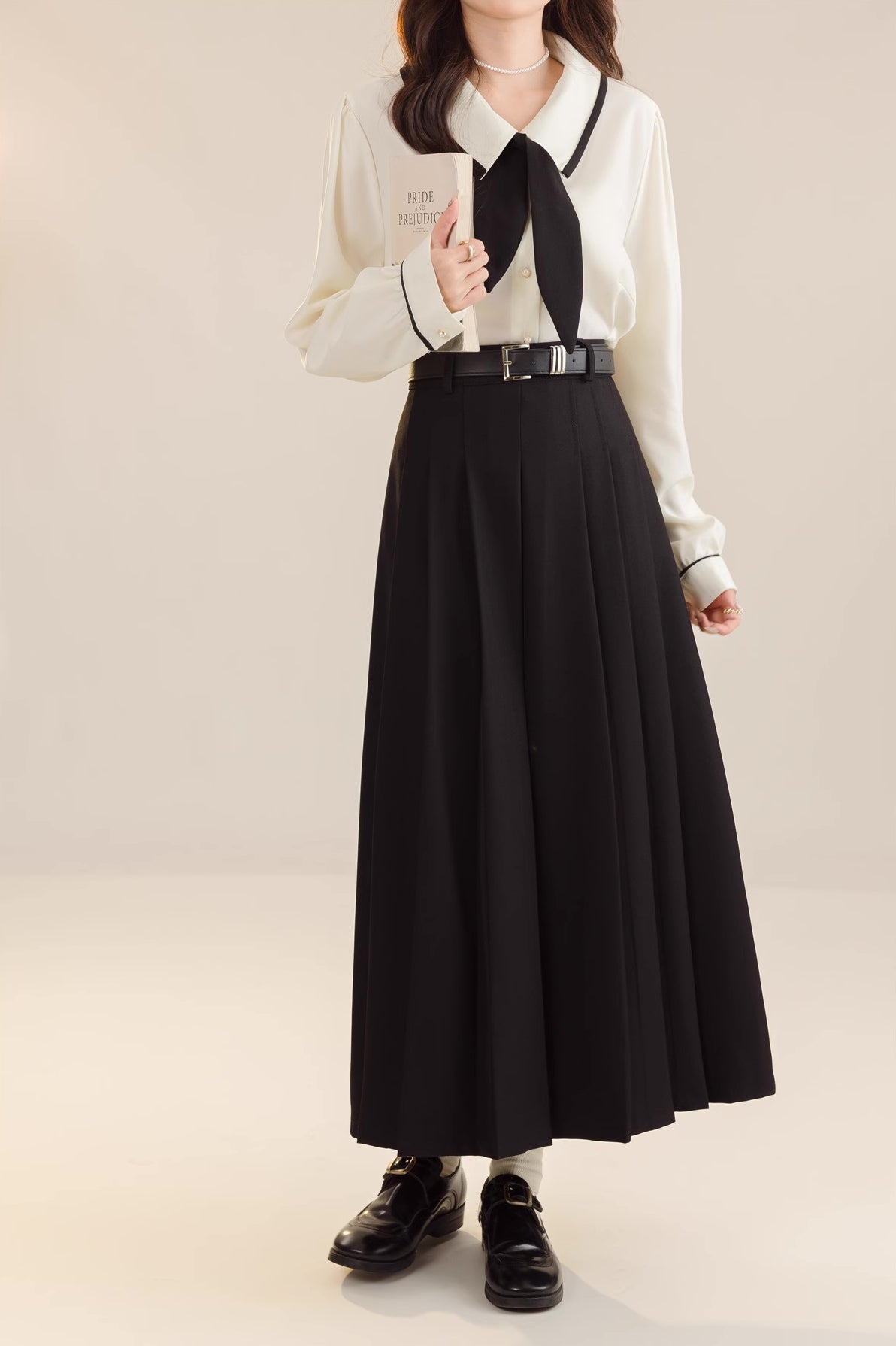 Pleated Midi Tennis Skirt (3 Colors)