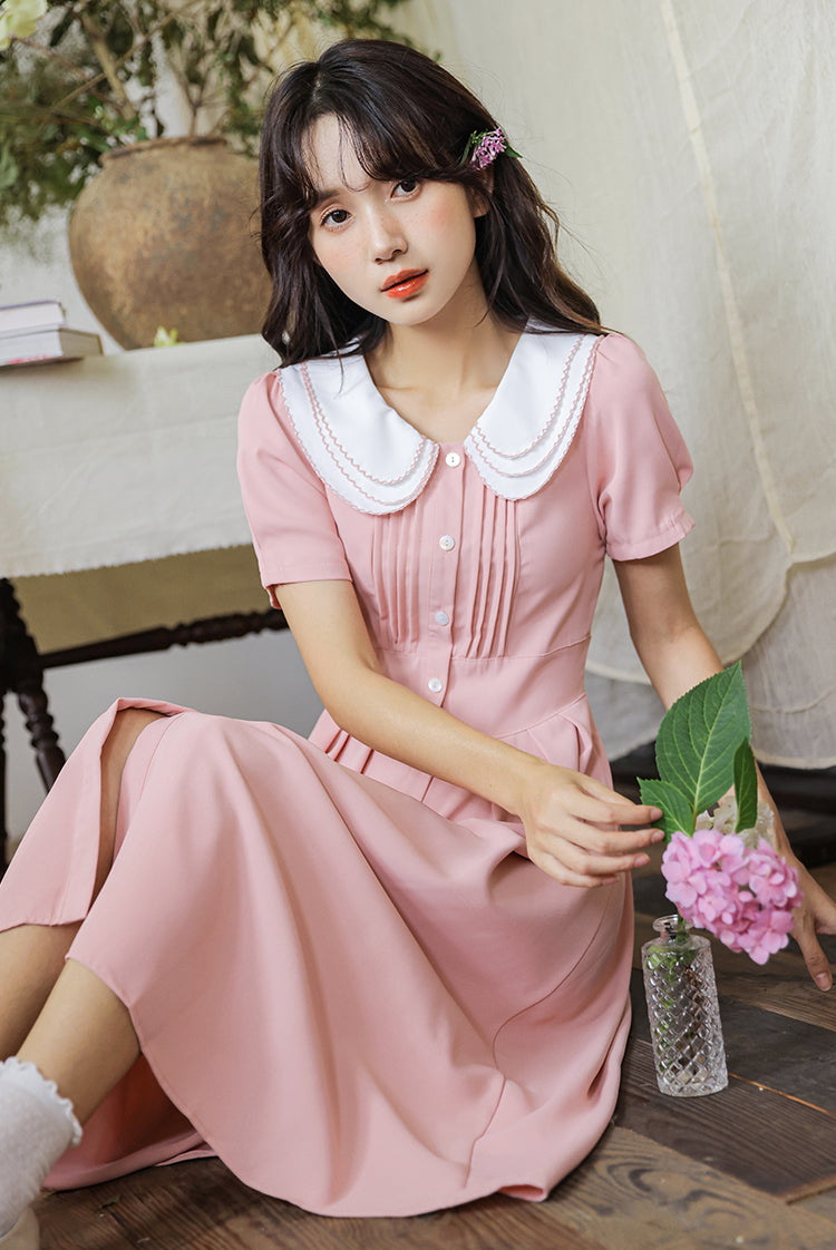 Three's A Charm Button Up Dress (2 Colors)