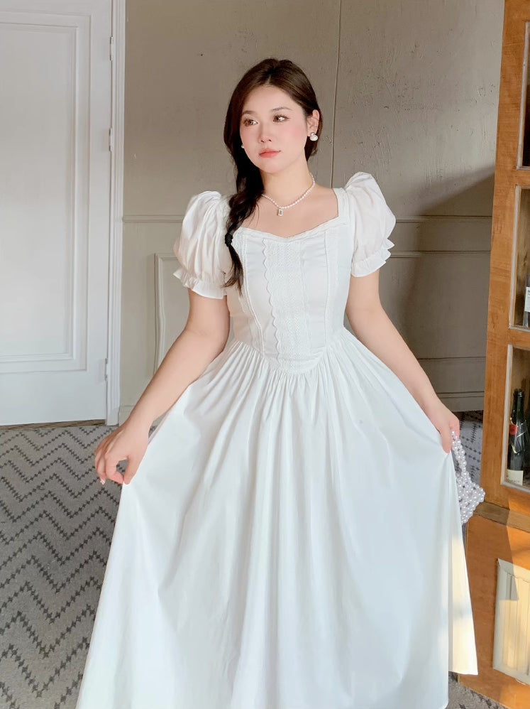 Jolie Broderie Midi Dress (3 Colors)