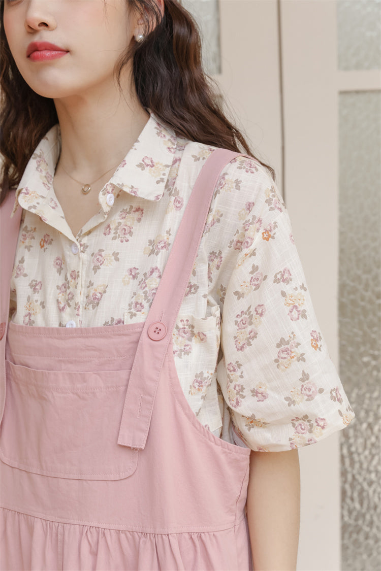 Girlfriend Floral Button Up Shirt (2 Colors)