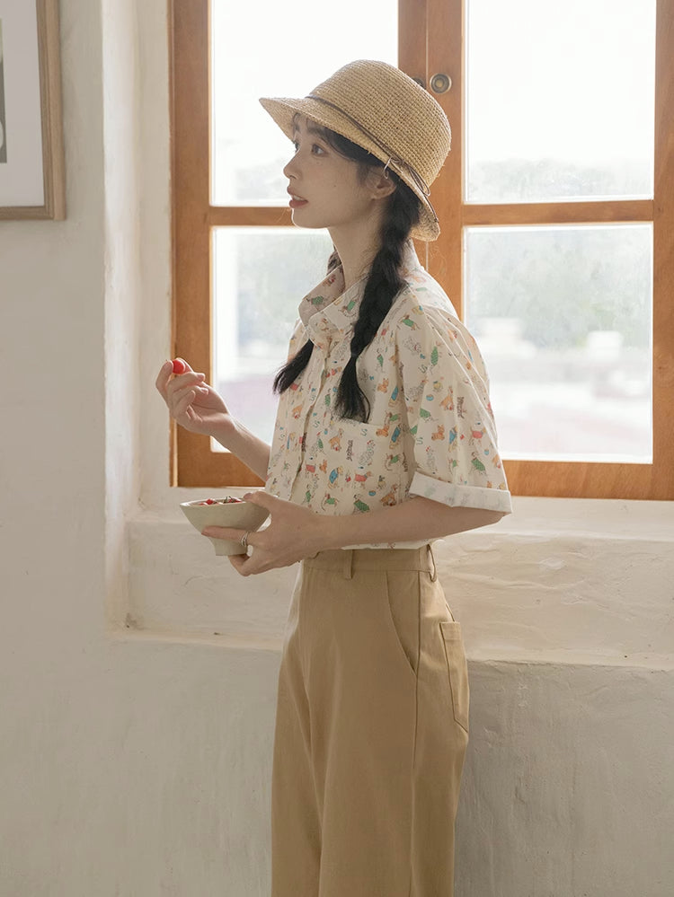 Best Boy Button Up Shirt (Cream)