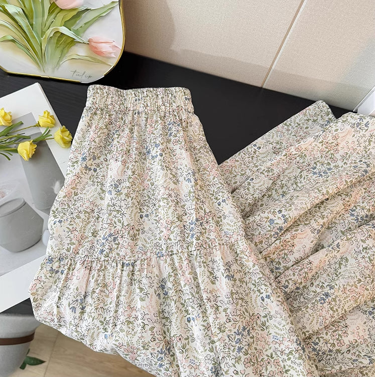 Blooming Beautiful Floral Midi Skirt (7 Colors)