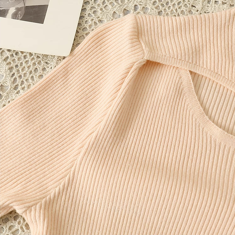 Cutout Ribbed Turtleneck Sweater (6 Colors)