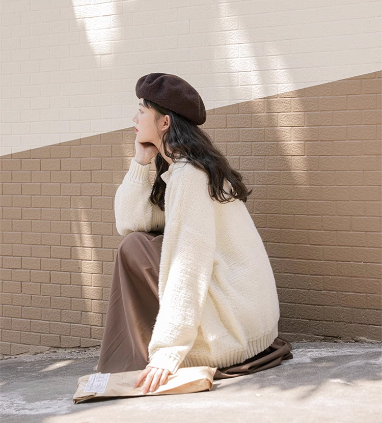 Terry Fleece Cardigan (3 Colors)