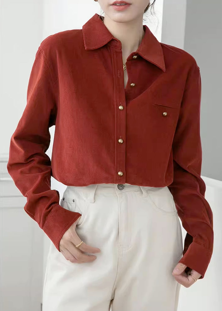 Maple Woven Button Up Shirt (2 Colors)