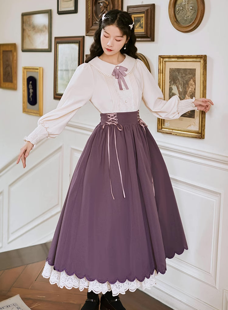 Evergarden Blouse & Skirt Set (5 Colors)