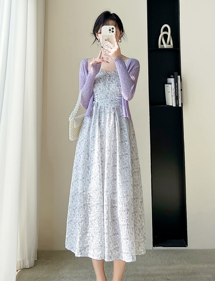 May Flowers Lace Up Cami Dress (3 Colors)