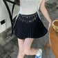 Star Chain Mini Pleated Skirt (4 Colors)