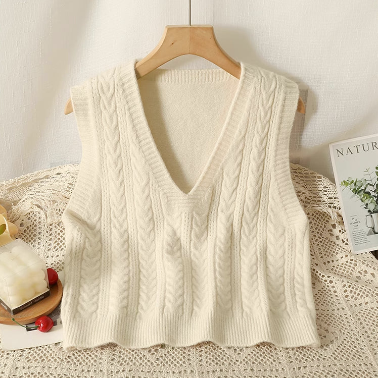Basic Braided Vest (9 Colors)
