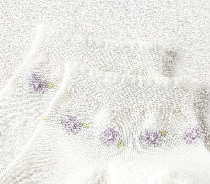 Spring Peter Rabbit Ankle Socks Set (Purple)