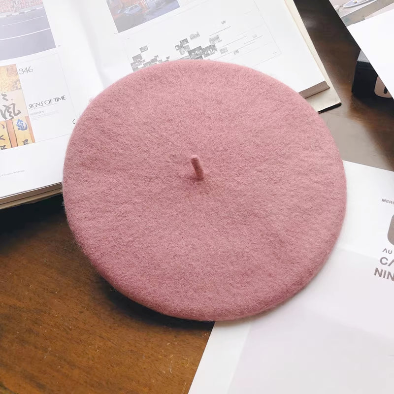 Basic Wool Beret (31 Colors)