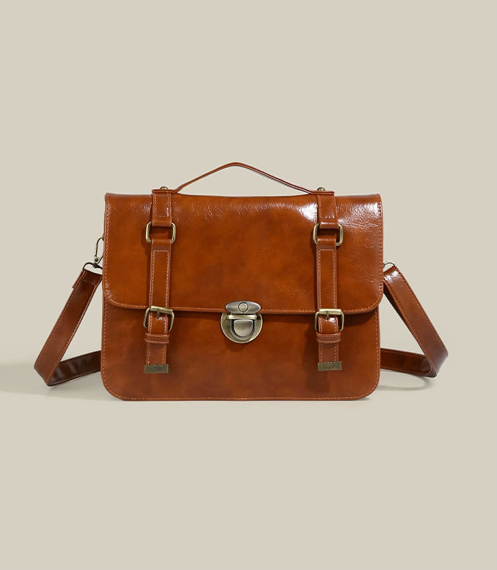 Classic Buckle Satchel Bag (3 Colors)