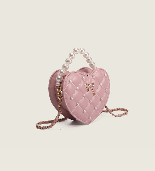 Quilted Heart Mini Bag (3 Colors)