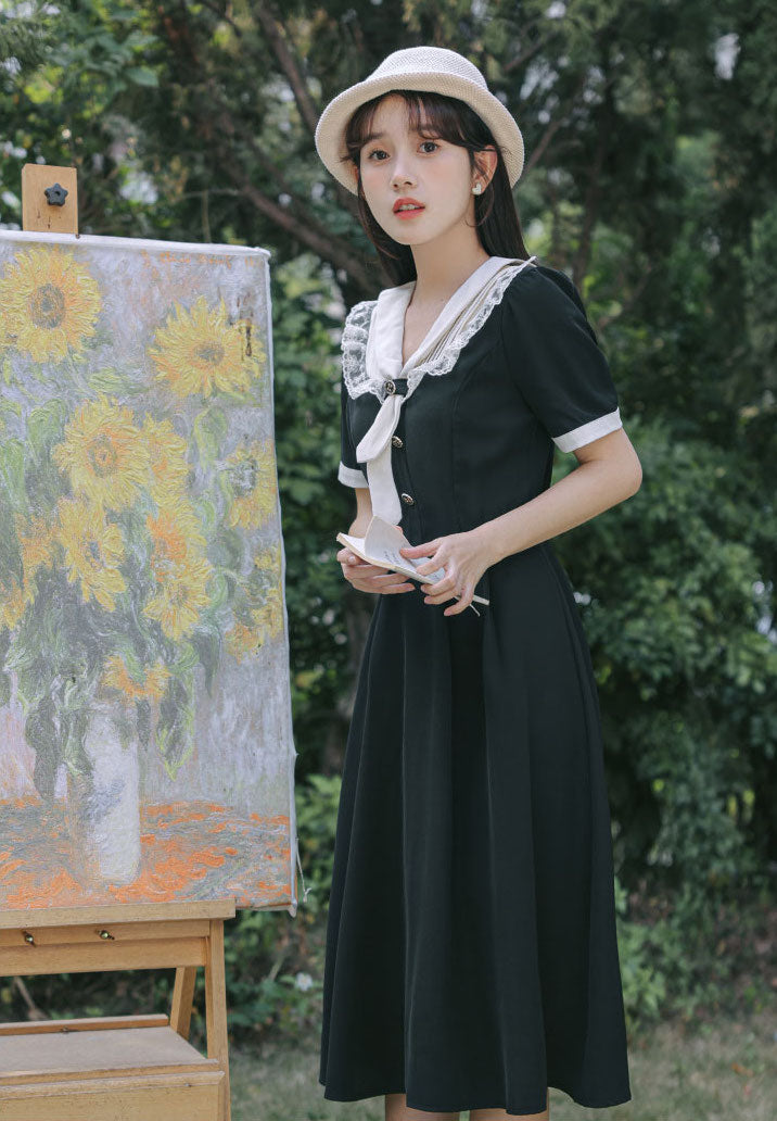 Beth Sailor Midi Dress (2 Colors)
