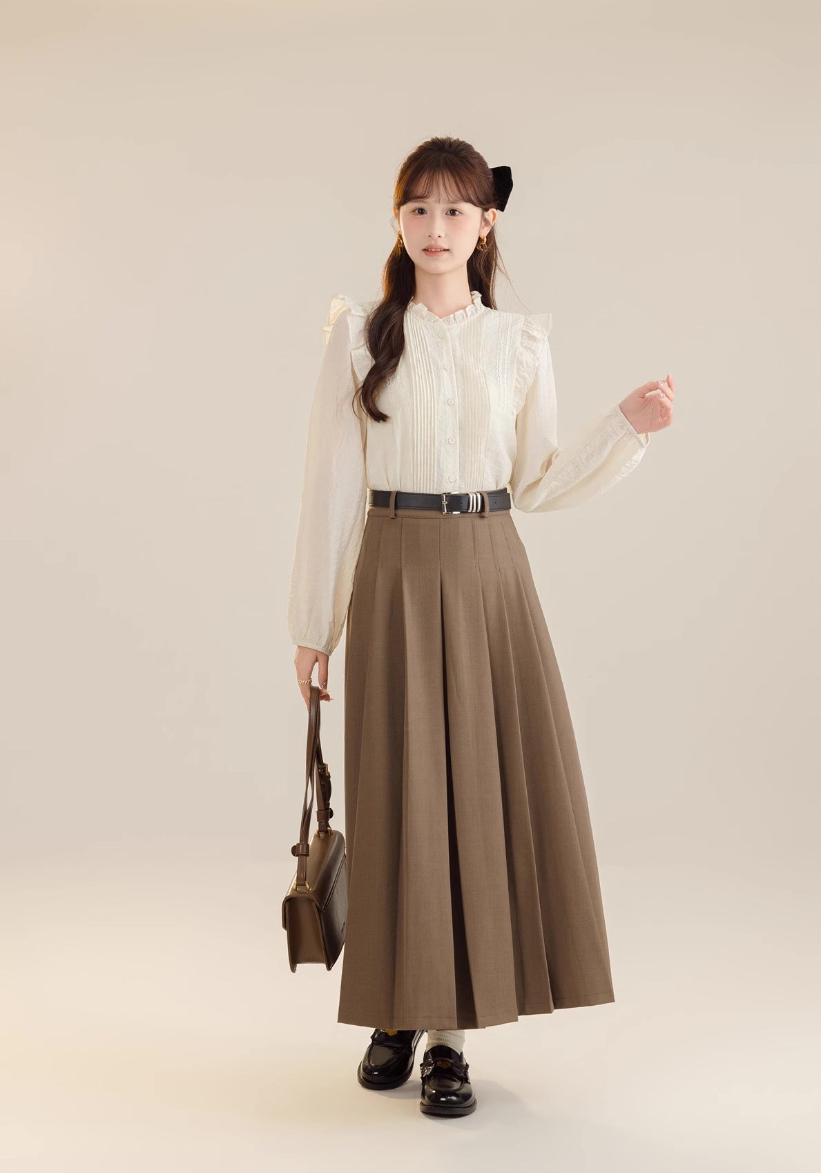 Pleated Midi Tennis Skirt (3 Colors)